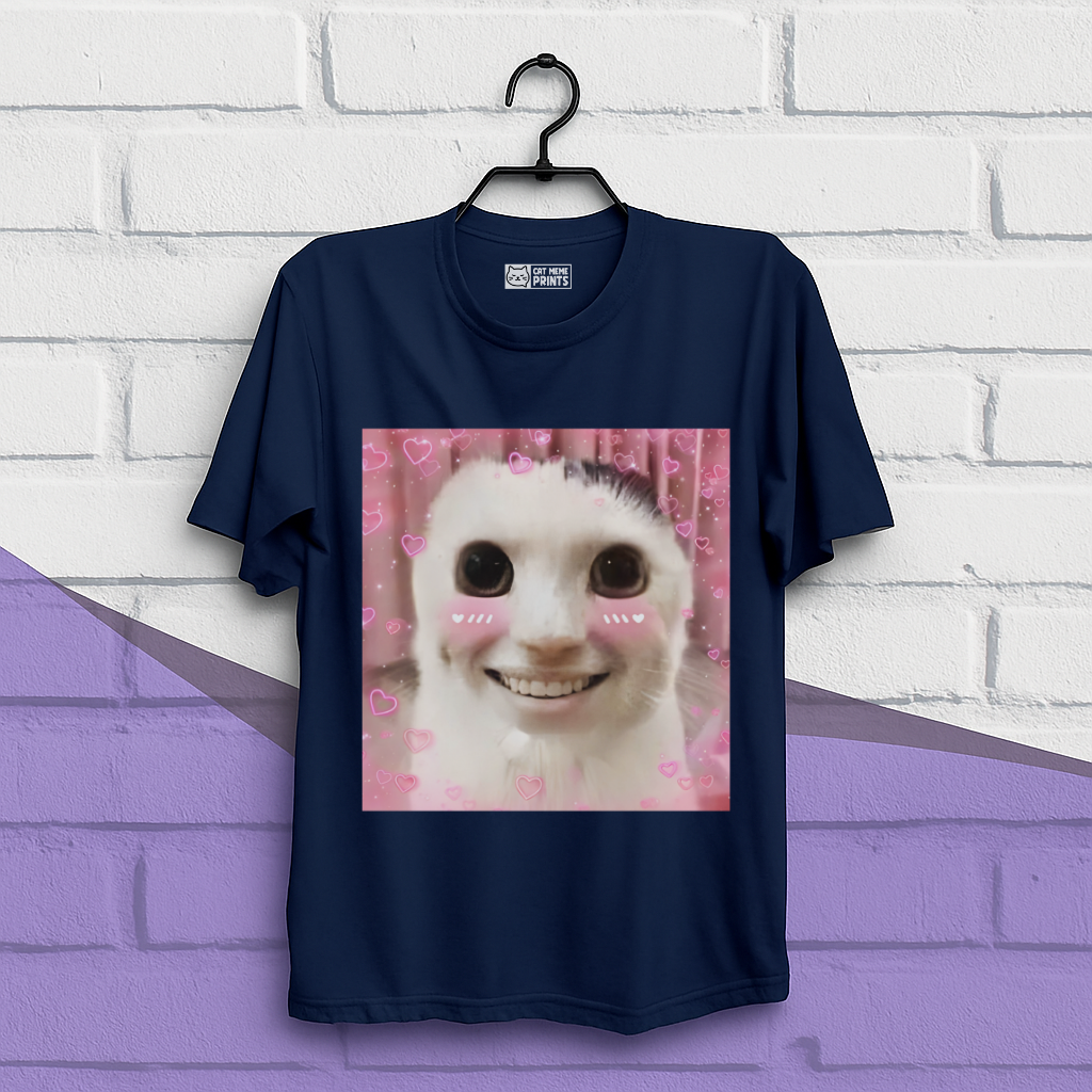 Goofy ahh Cat Meme T-Shirt