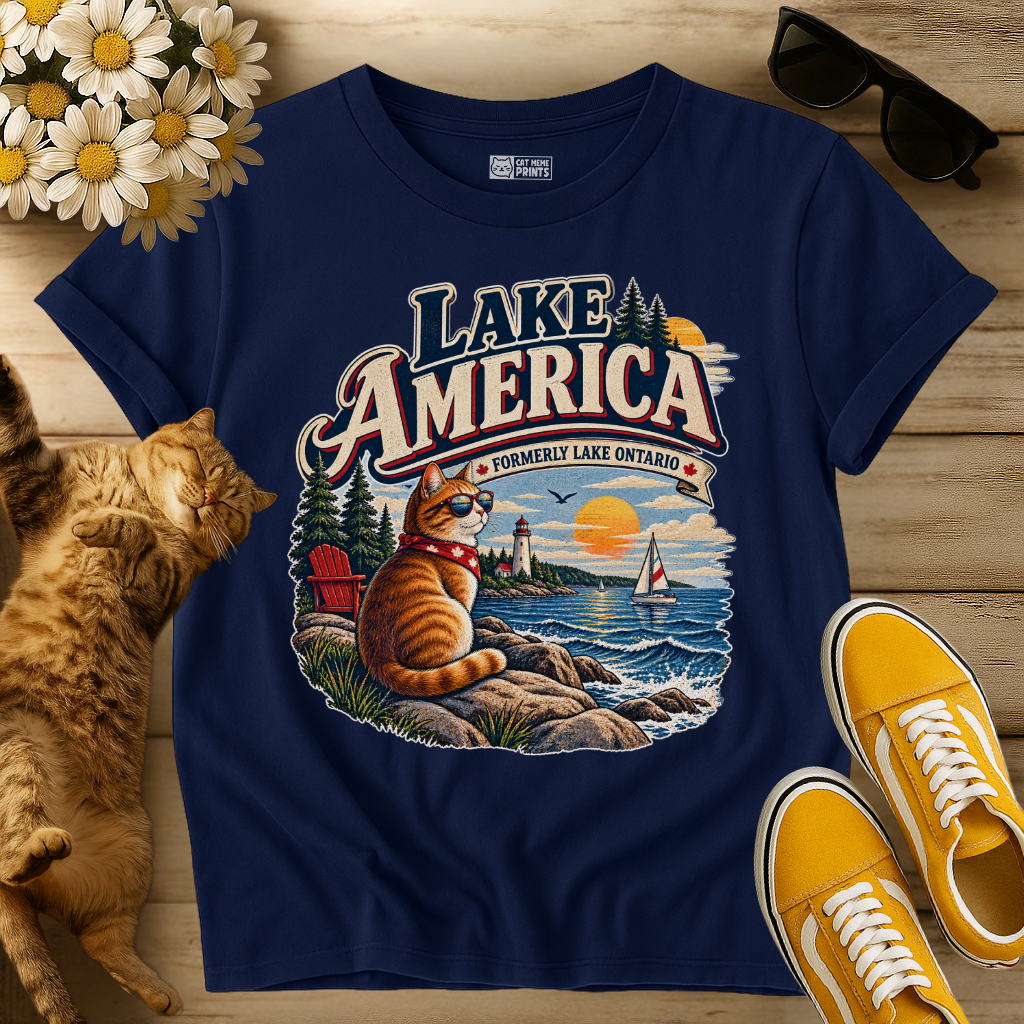 Lake America Cat T-Shirt