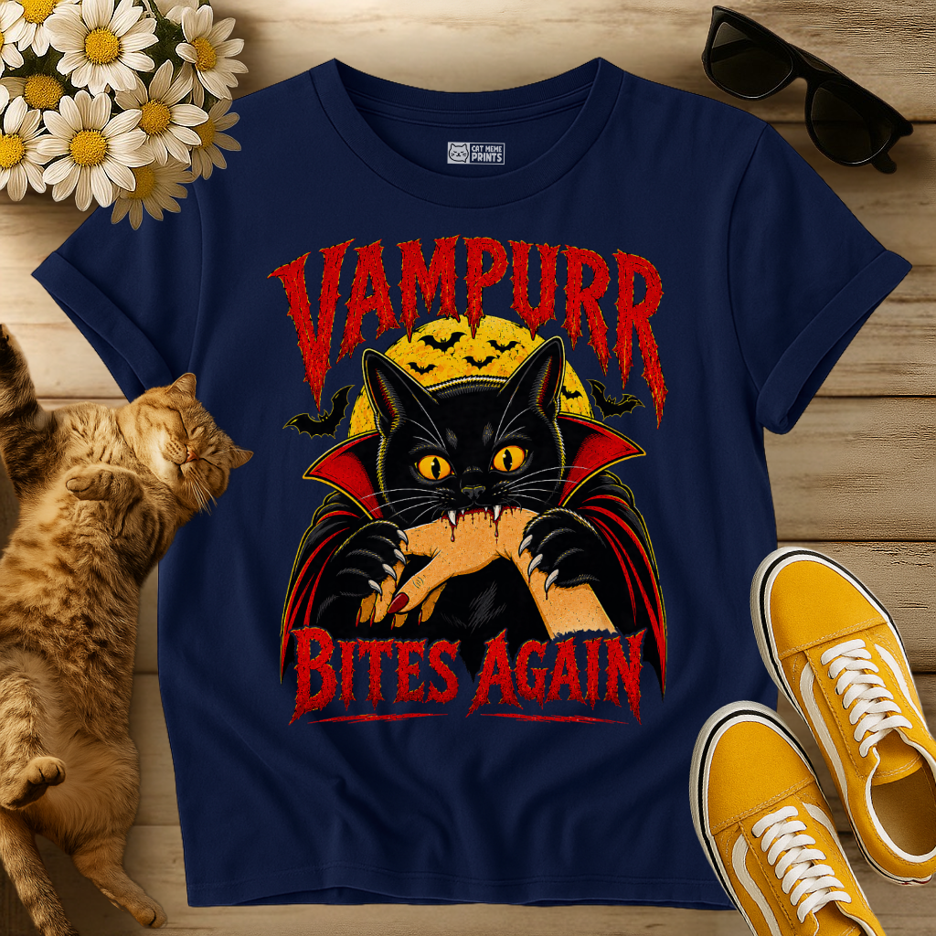 Cat Vampurr Bites Again T-Shirt