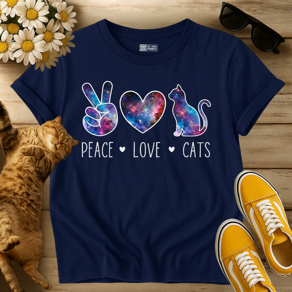 Peace Love Cats T-Shirt