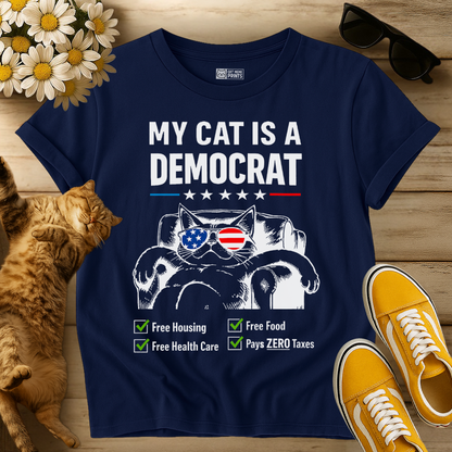 My Cat is A Democrat T-Shirt