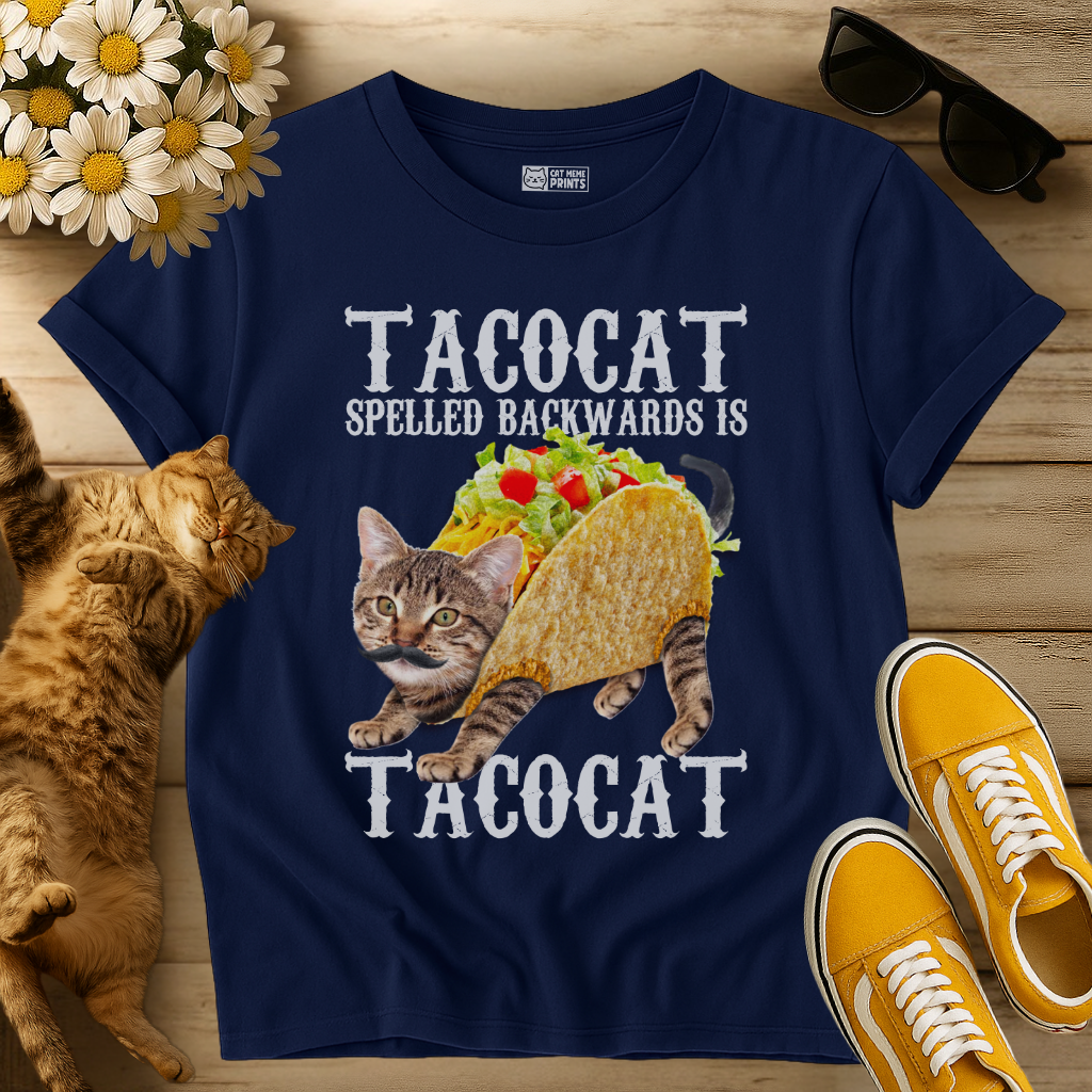 Taco Cat Spelled Backwards is Tacocat T-Shirt