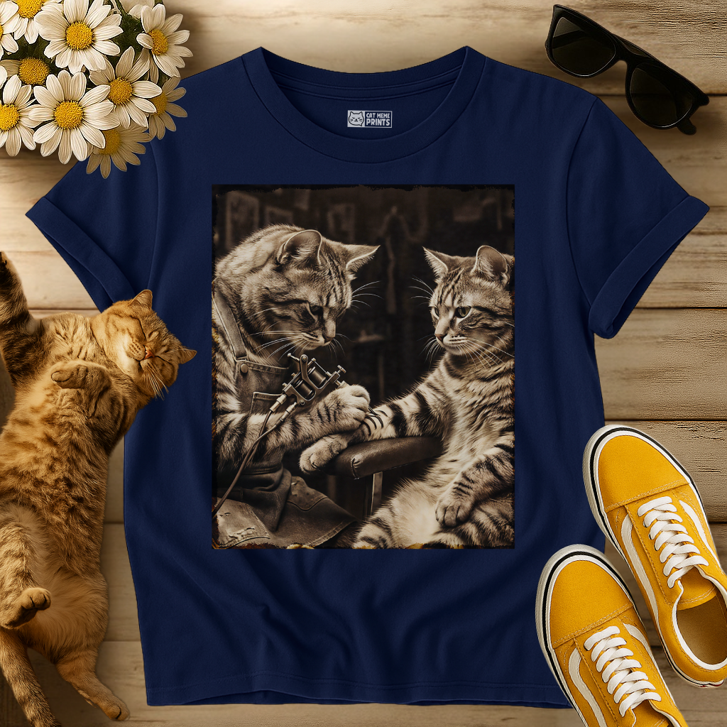 Cat Tattooing T-Shirt