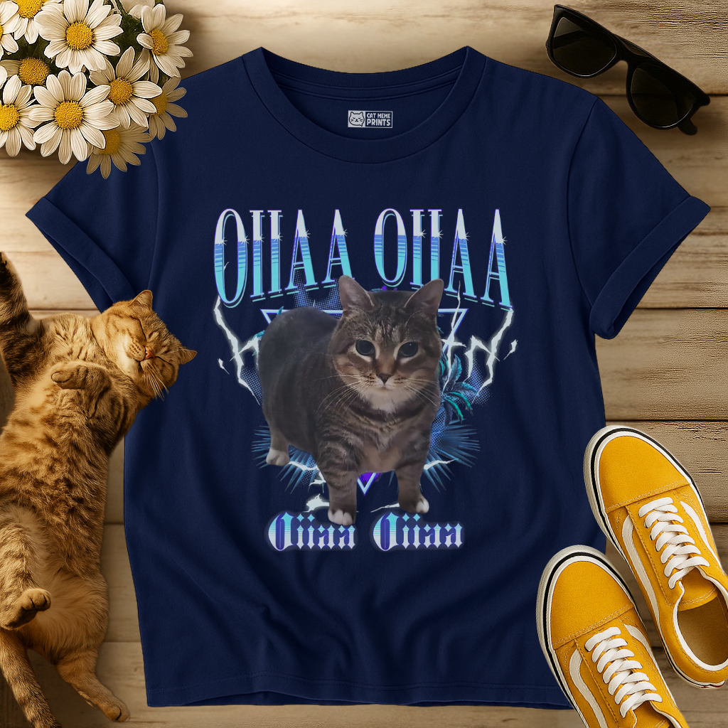 Spinning Cat Oiiaa Oiiaa T-Shirt