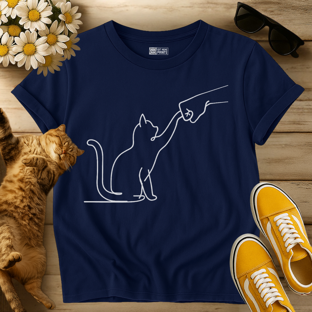 Cat Best Friend Fist Bump T-Shirt