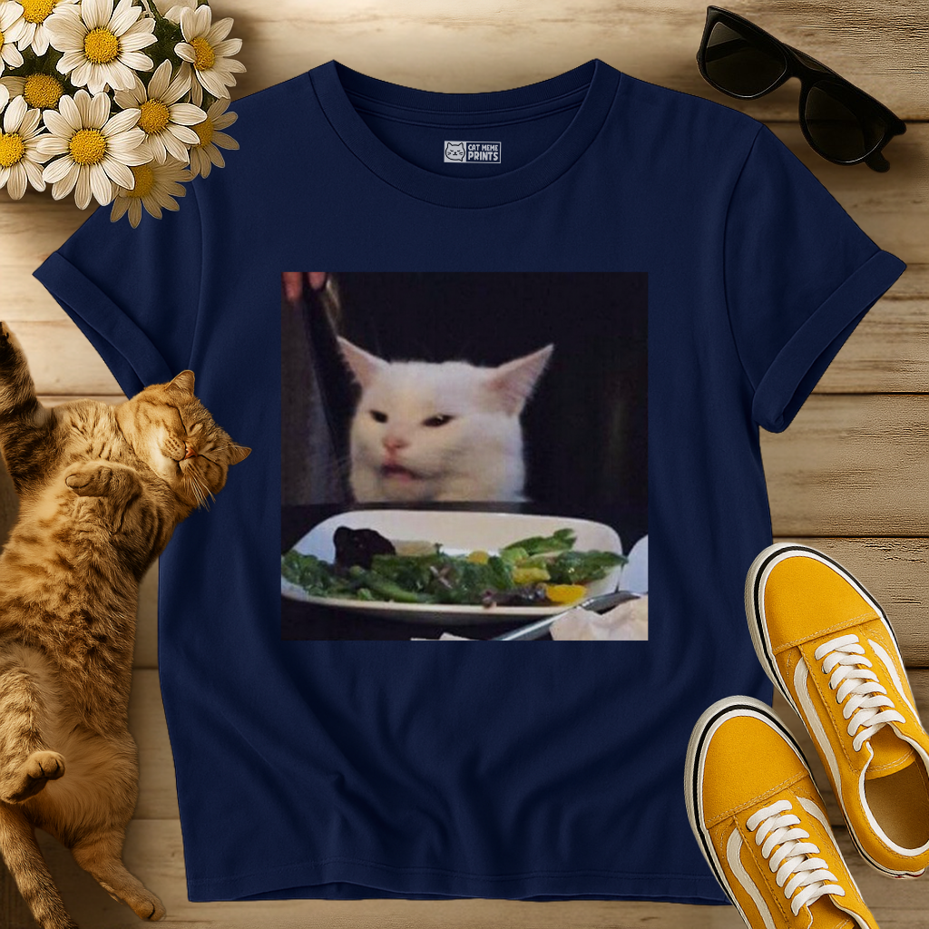 Cat at the Dinner Table T-Shirt