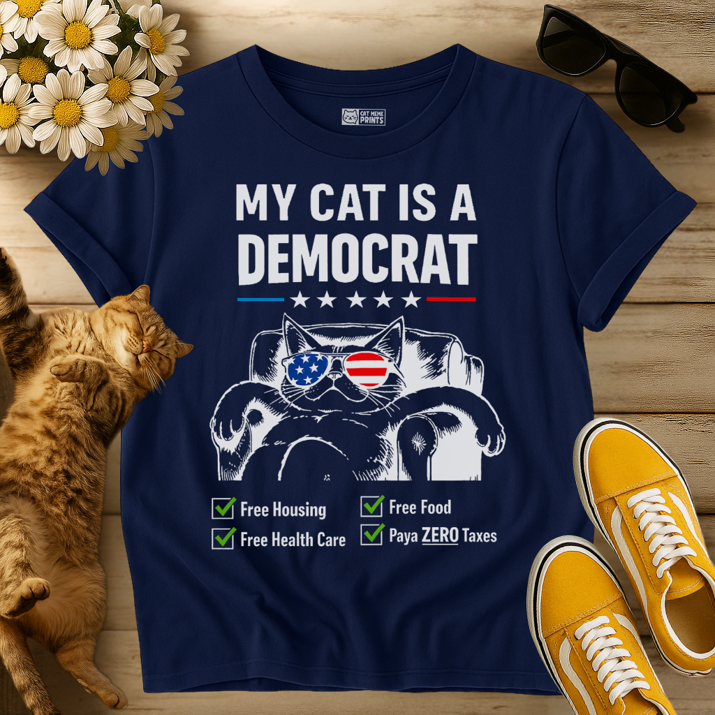 My Cat is A Democrat T-Shirt