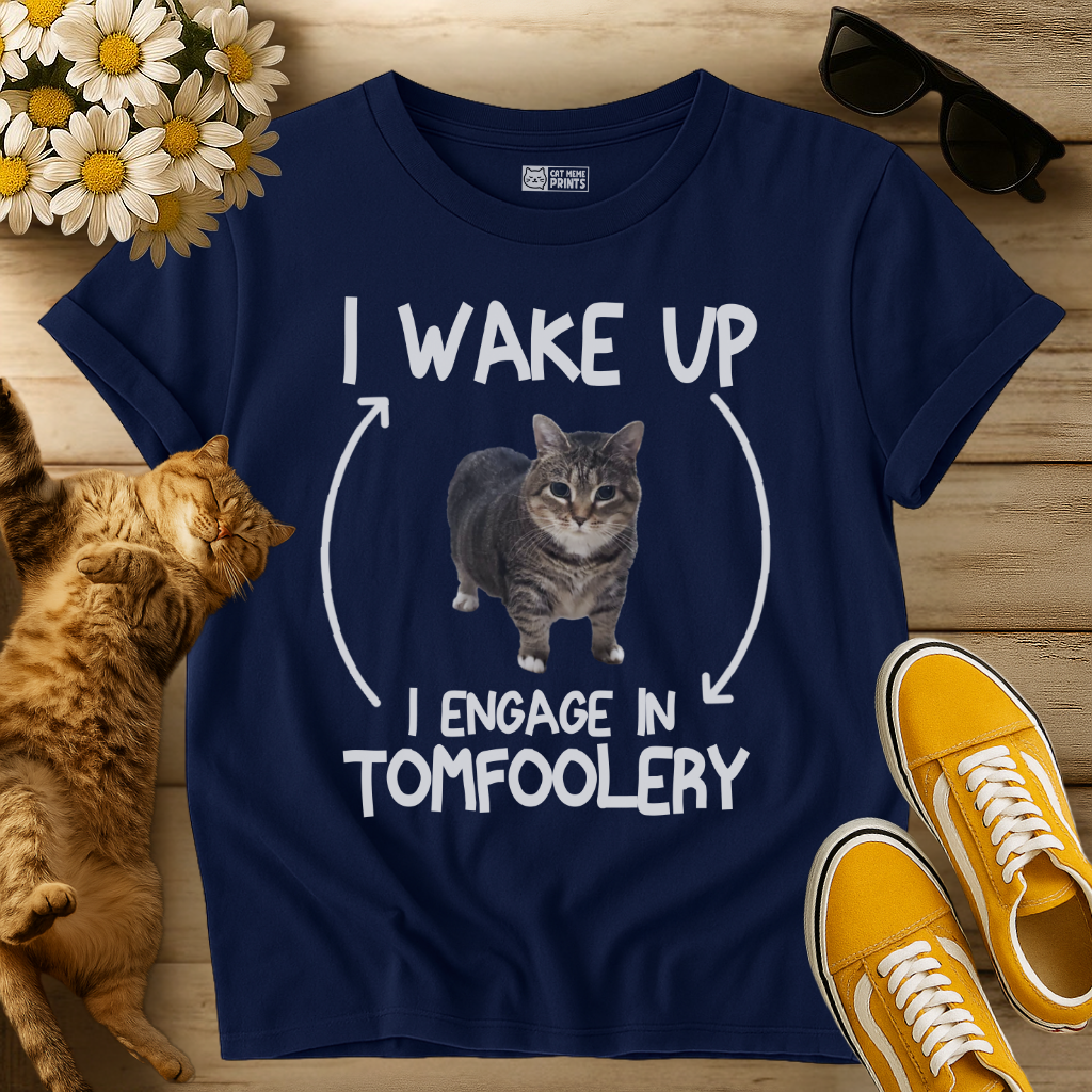 I Wake Up I Engage In Tomfoolery T-Shirt