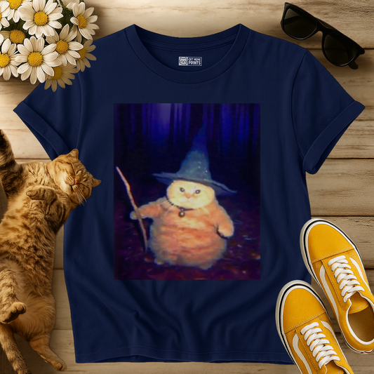 Wizard Cat Weird Halloween T-Shirt