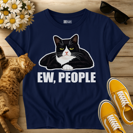 Ew, People Tuxedo Cat T-Shirt