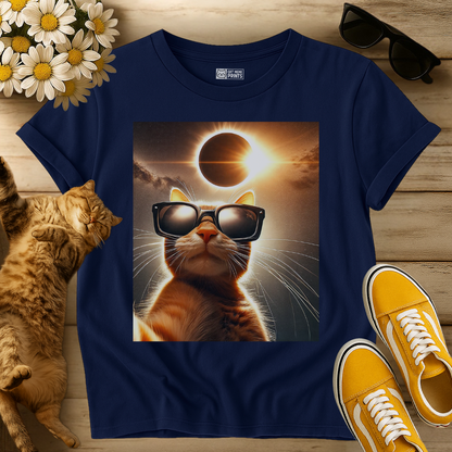 Cat Taking a Selfie with Solar T-Shirt