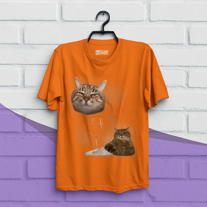Cat Drinking Meme T-Shirt