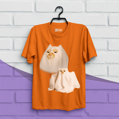 Ghost Cat Meme T-Shirt