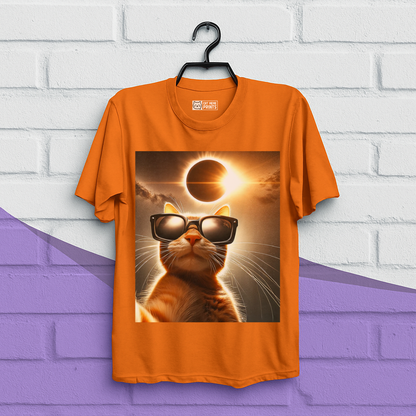 Cat Taking a Selfie with Solar T-Shirt