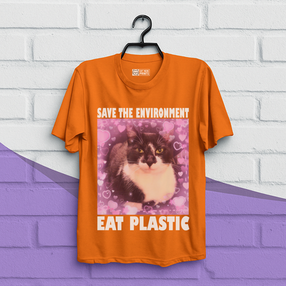 Save The Environment Eat Plastic T-Shirt