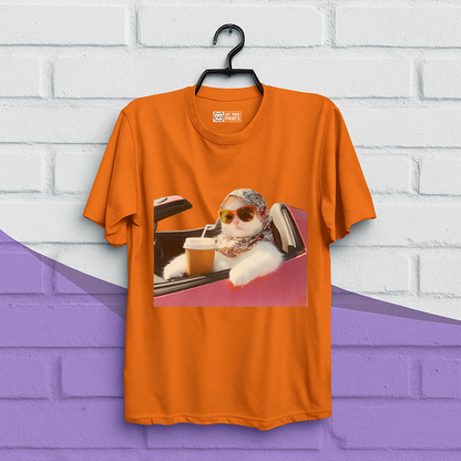 Cat Driving Meme T-Shirt