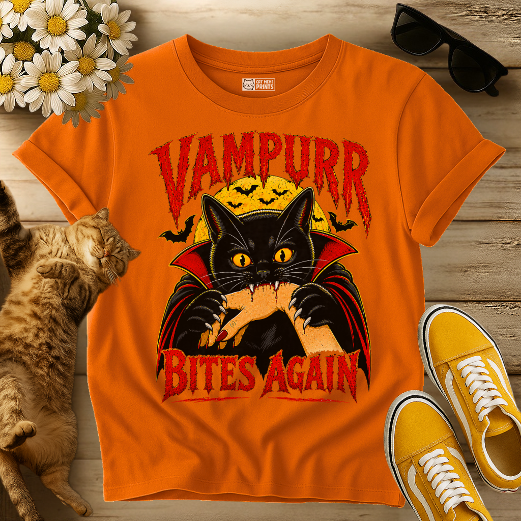 Cat Vampurr Bites Again T-Shirt