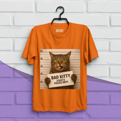 Bad Kitty Prisoned Meme T-Shirt