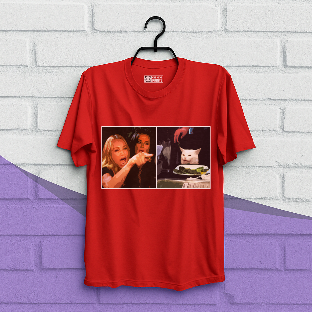 Woman Yelling at a Cat T-Shirt