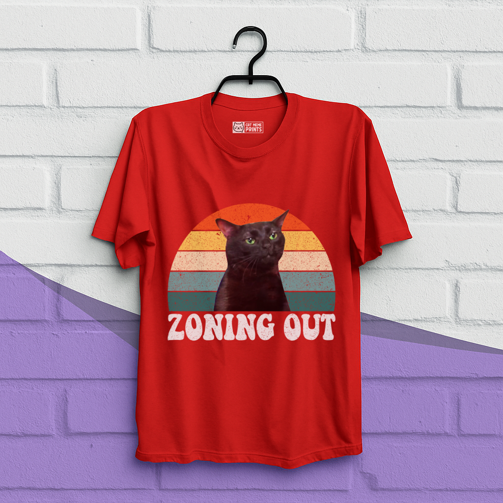 Cat Zoning Out T-Shirt