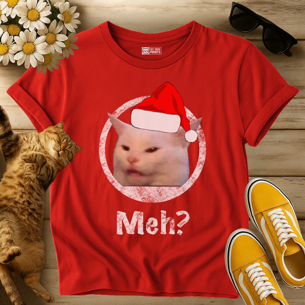 Cat Meh? Christmas T-Shirt