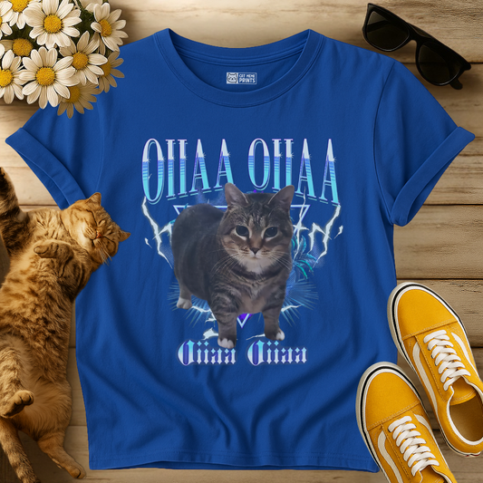 Spining Cat Oiiaa Oiiaa T-Shirt