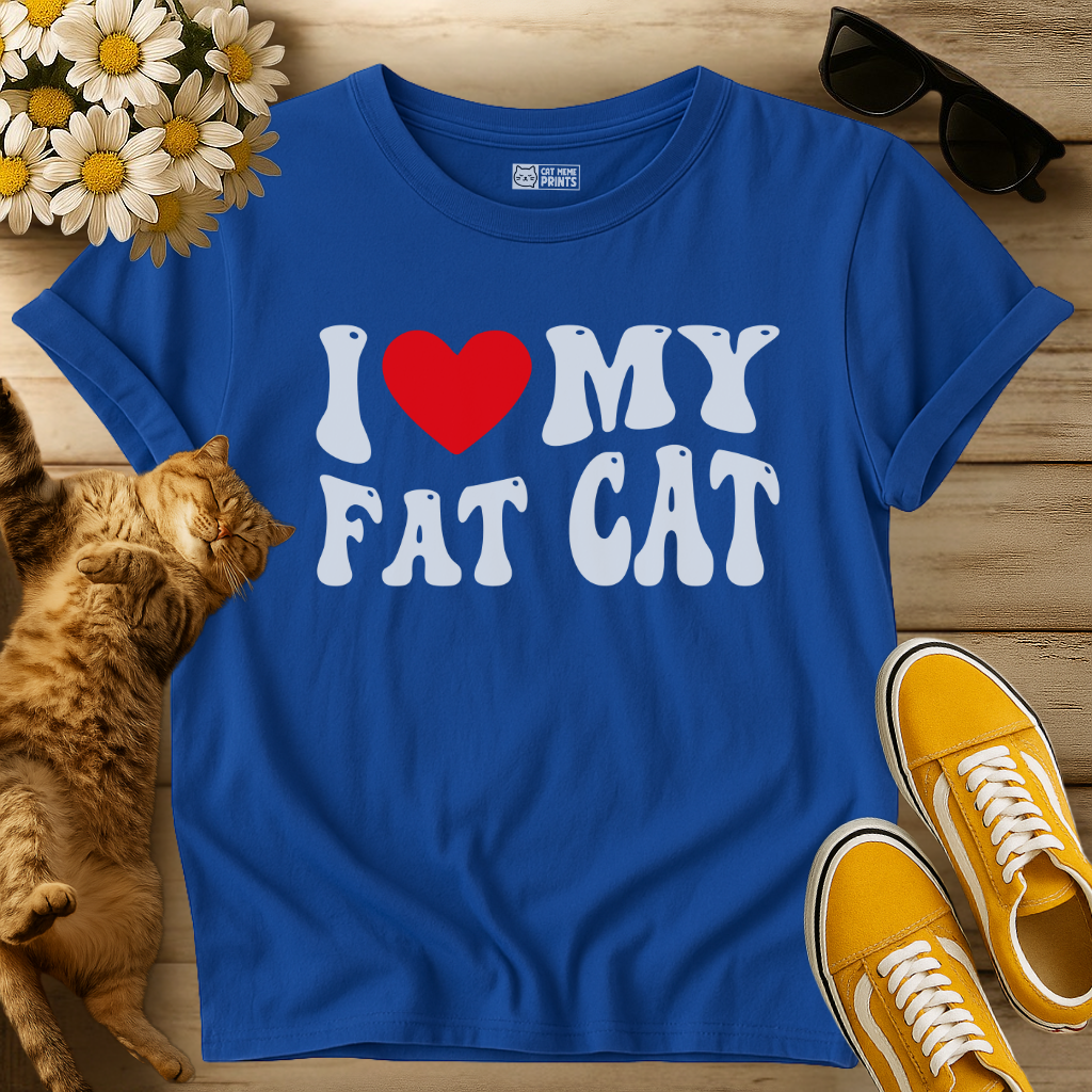 I Love My Fat Cat T-Shirt