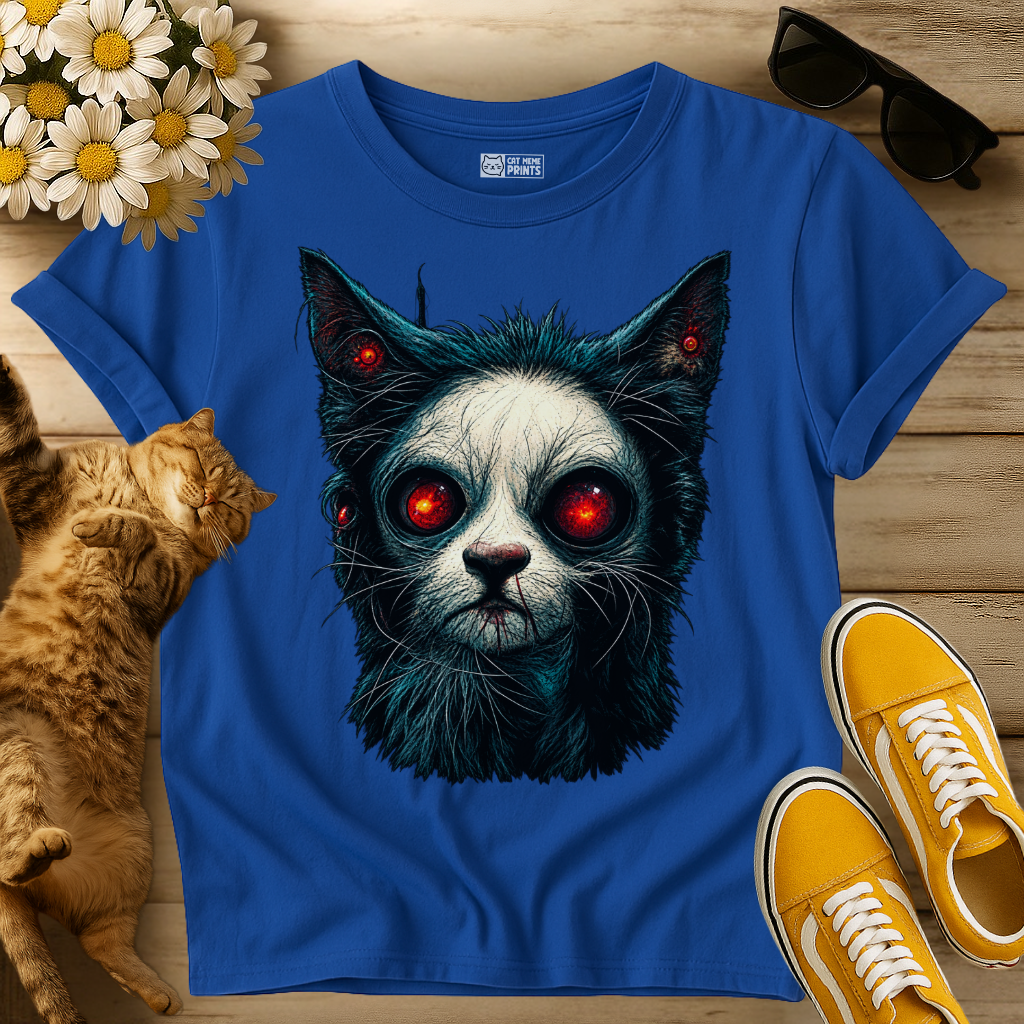 Zombie Cat Horror T-Shirt