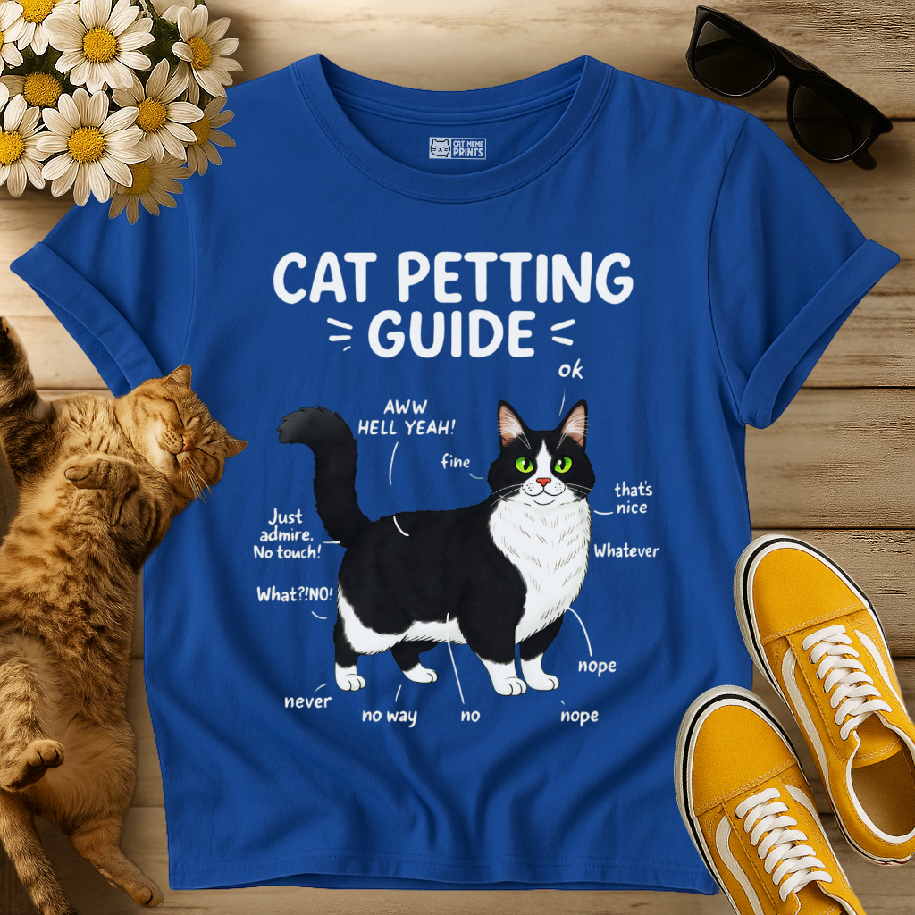 Cat Petting Guide T-Shirt
