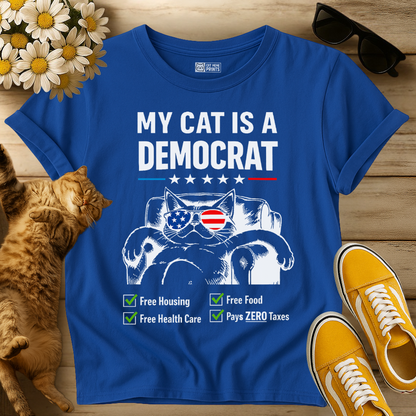 My Cat is A Democrat T-Shirt