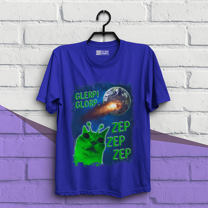 Glerp Glorp Zep Alien Cat T-Shirt