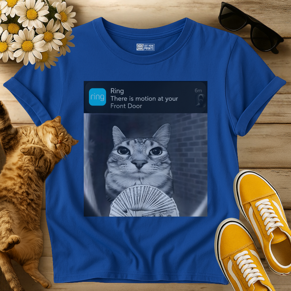 Ring Cat with Motion T-Shirt