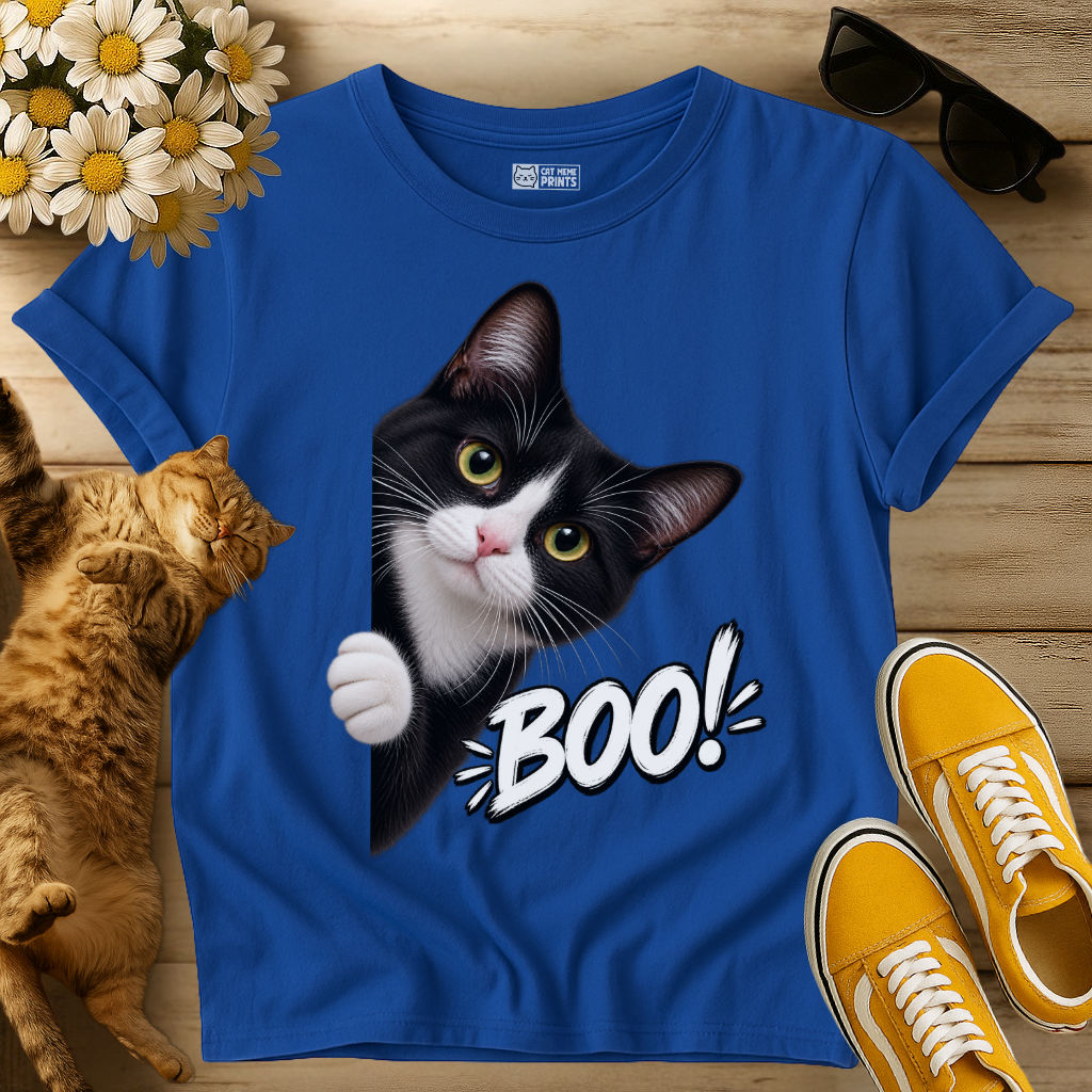 Tuxedo Cat Boo T-Shirt