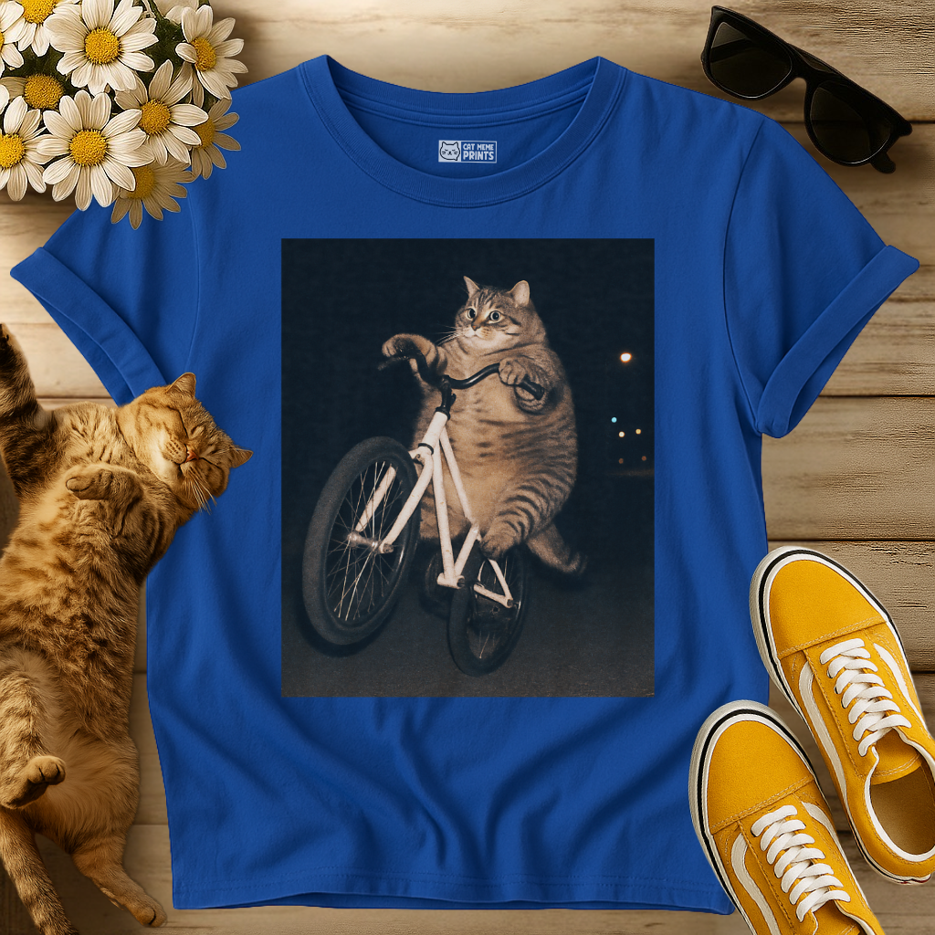 Cat On Bike T-Shirt
