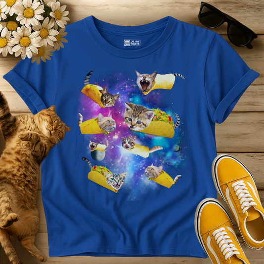 Taco Cat Space Galaxy T-Shirt