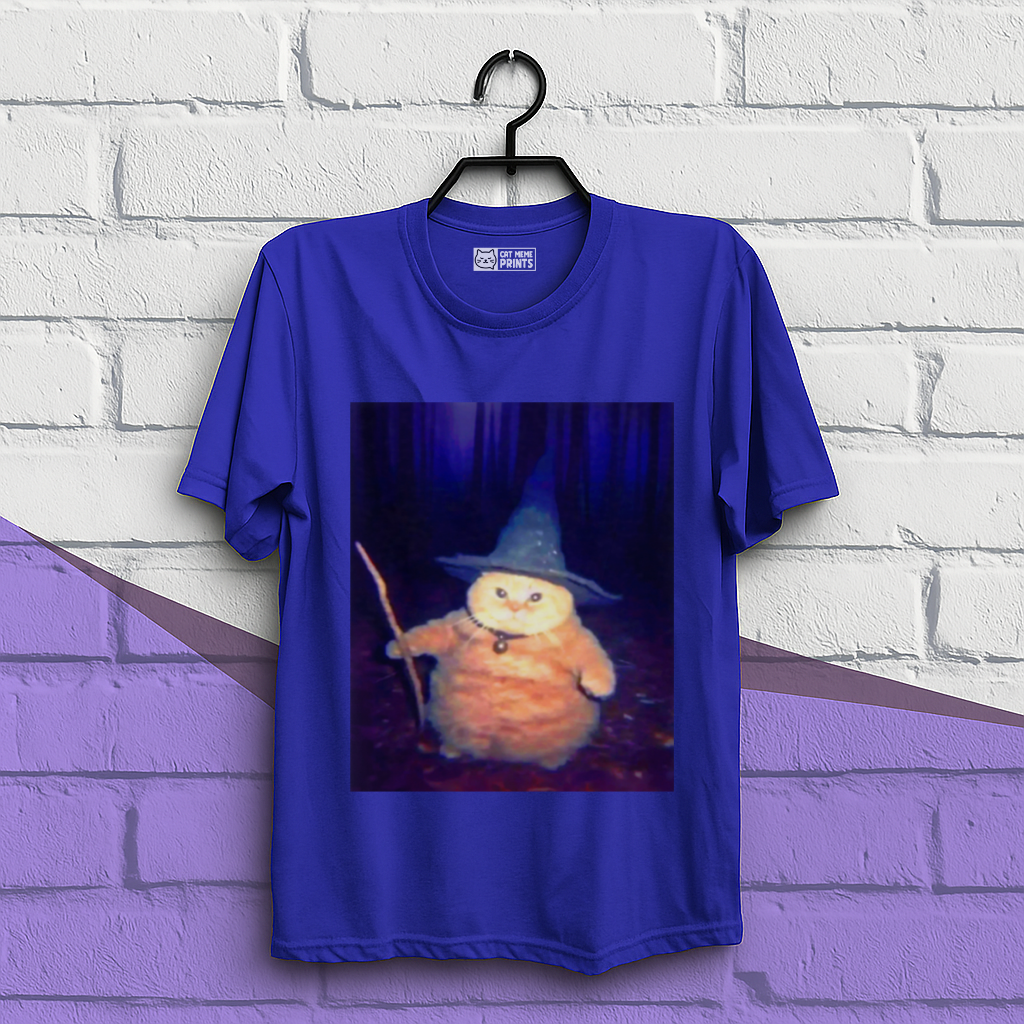 Wizard Cat Weird Halloween T-Shirt