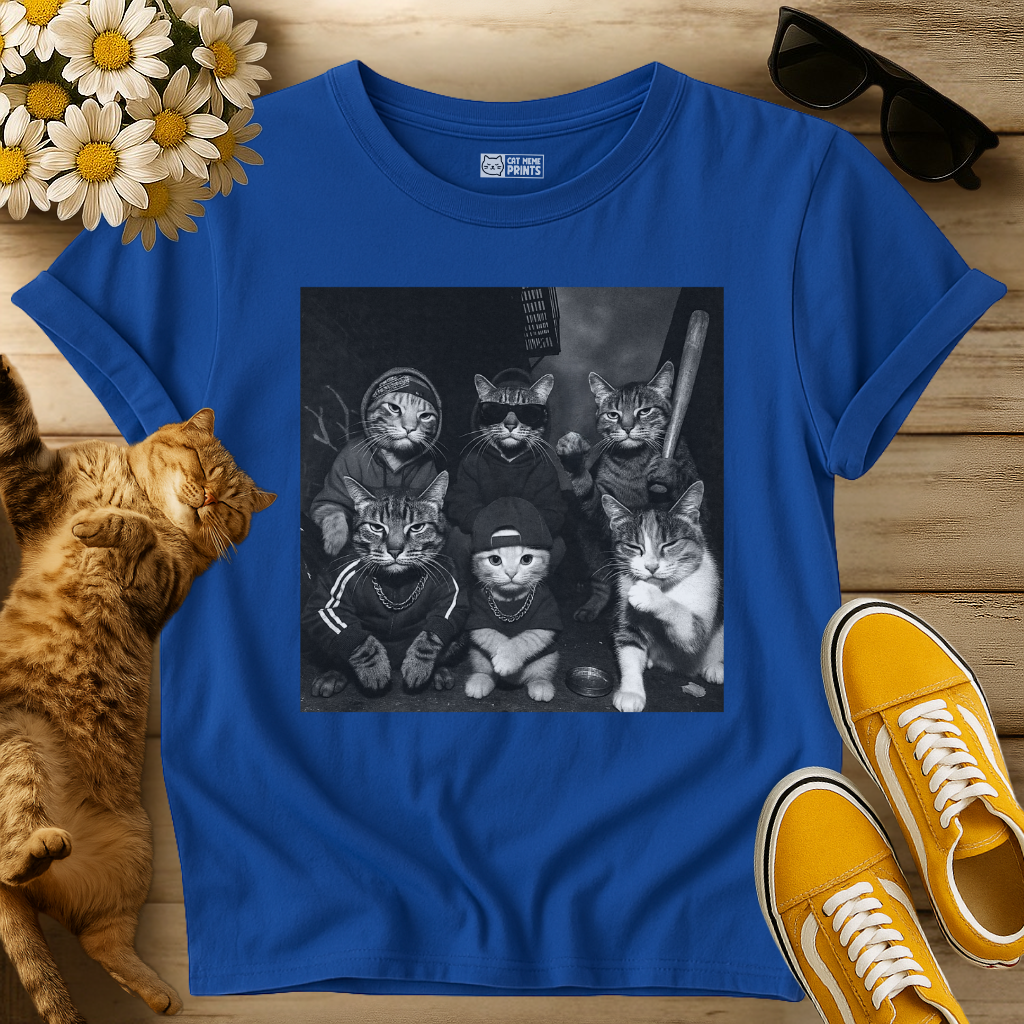 Gangster Cats Selfie T-Shirt