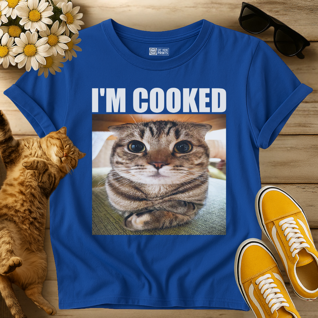 I'm Cooked Cat Meme T-Shirt