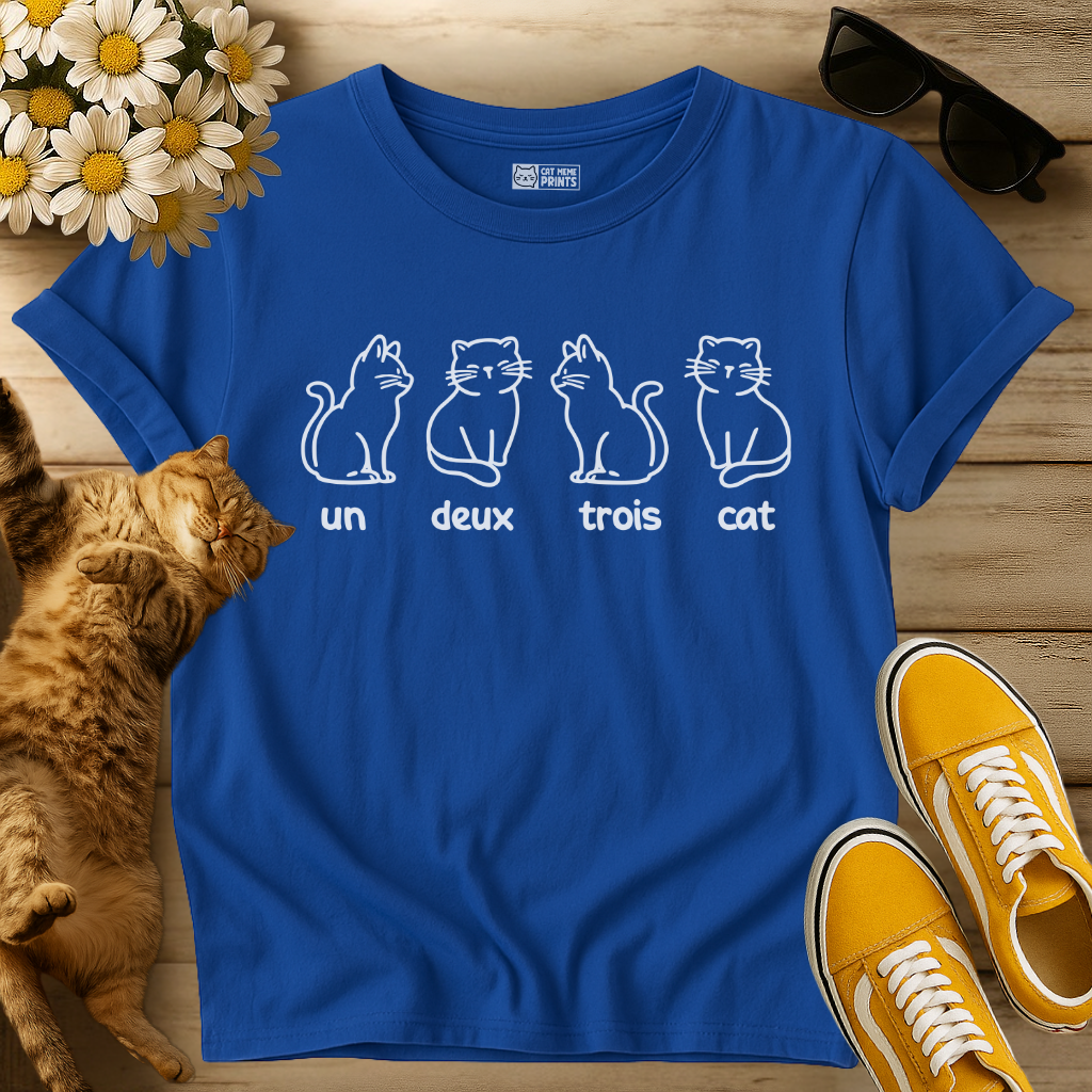 Un Deux Trois Cat T-Shirt