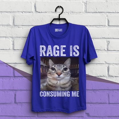 Rage is Consuming Me Cat Meme T-Shirt