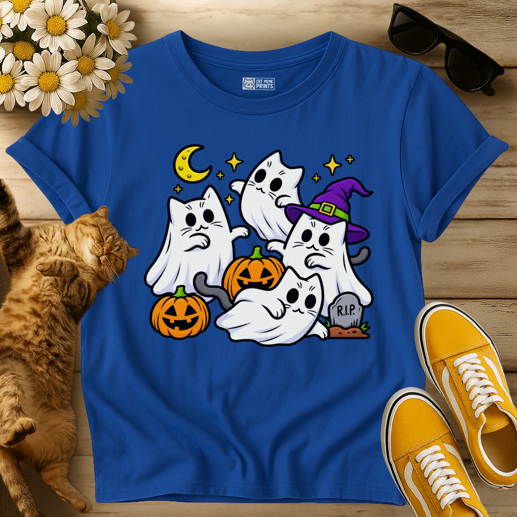 Cats Ghosts Costume T-Shirt