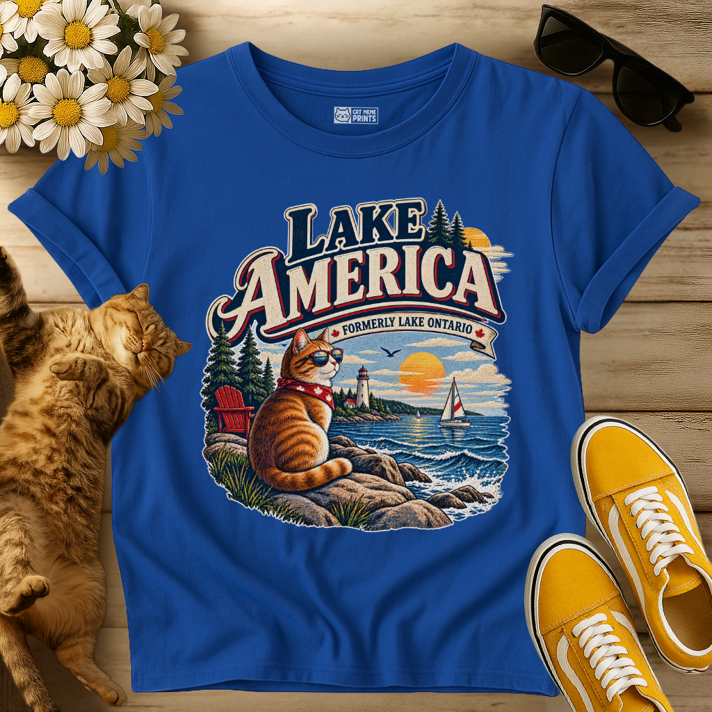 Lake America Cat T-Shirt