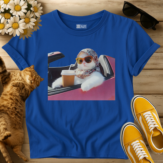 Cat Driving Meme T-Shirt