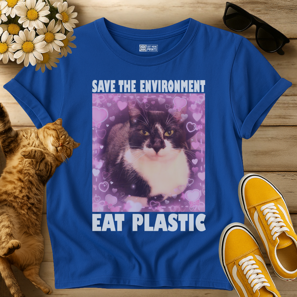 Save The Environment Eat Plastic T-Shirt