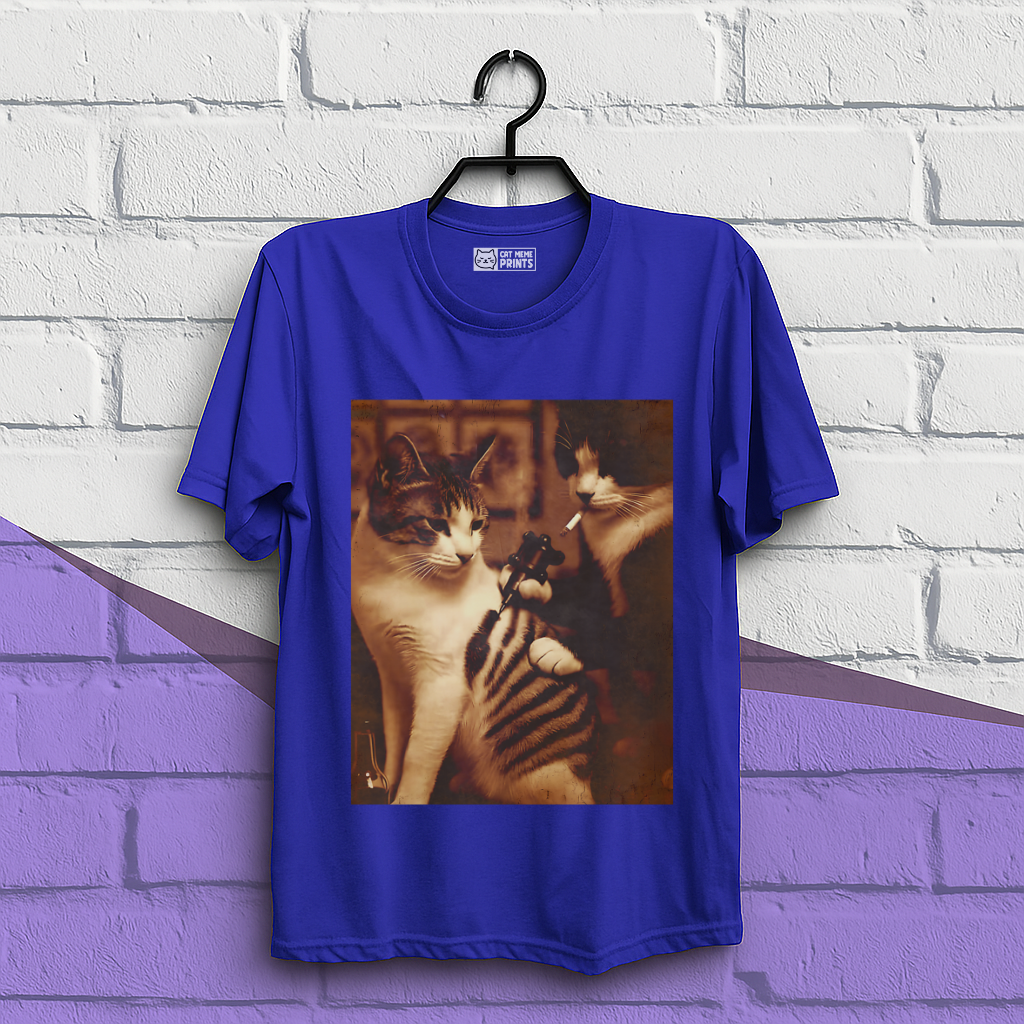 Tattoo Cat Meme T-Shirt