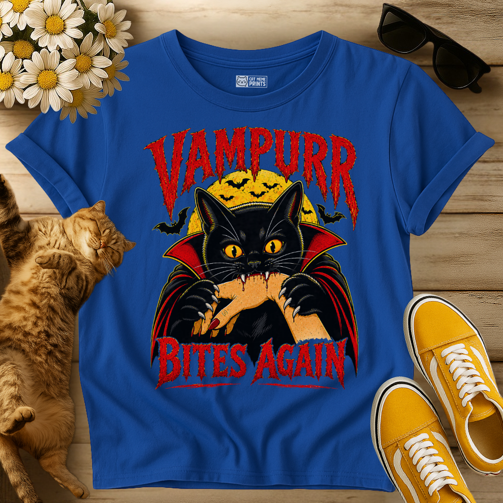 Cat Vampurr Bites Again T-Shirt