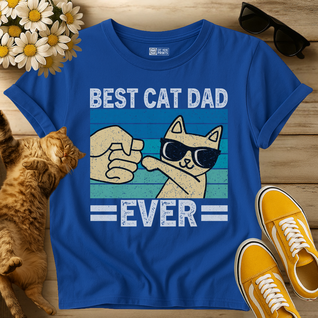 Best Cat Dad Ever T-Shirt