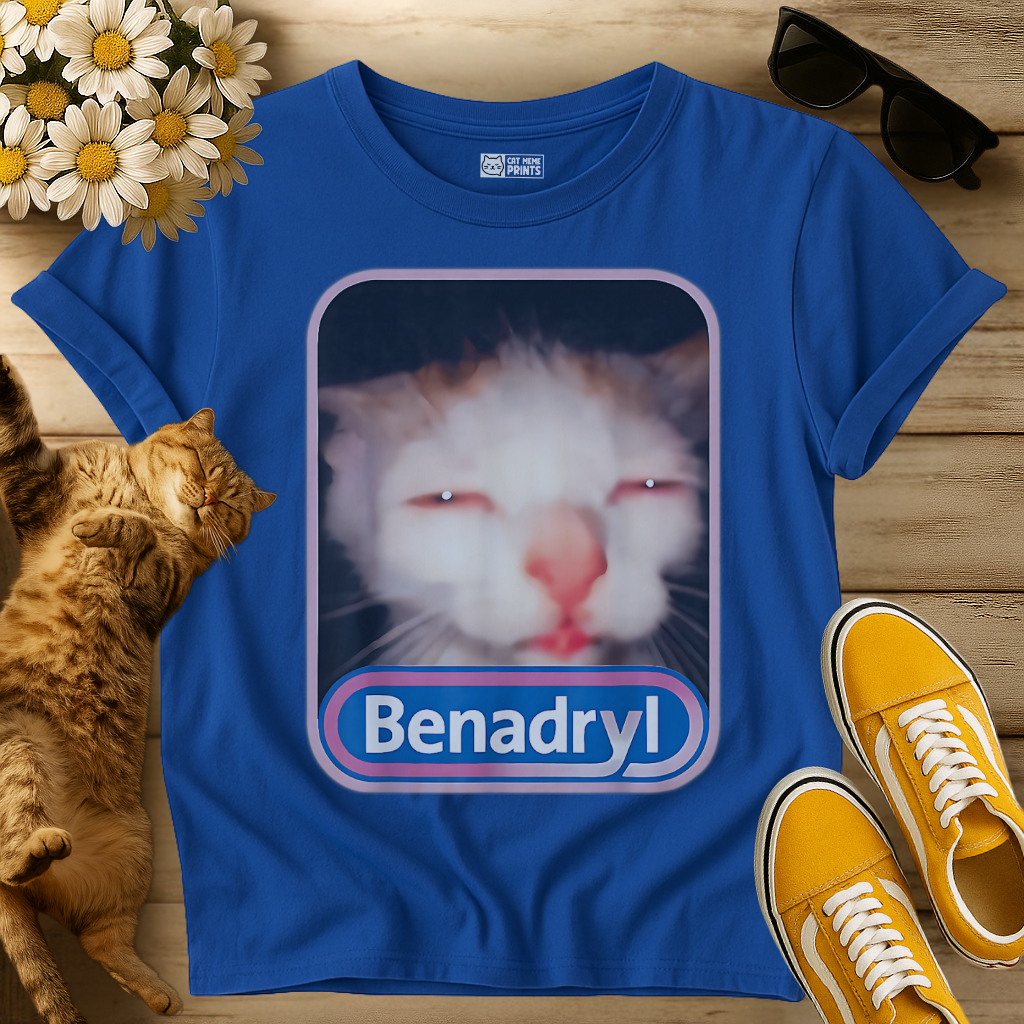 Benadryl Cat T-Shirt