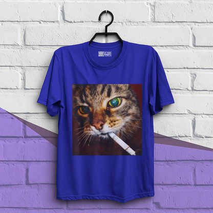Funny Smoking Cat Meme T-Shirt