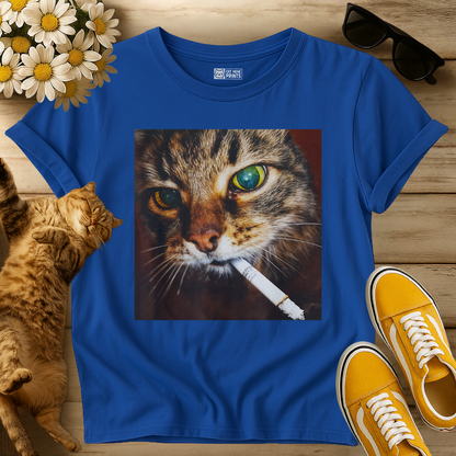 Cat Smoking Selfie T-Shirt